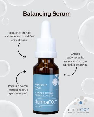 🤍! Balancing sérum od DermaOXY 🤍 Pokožka vašich klientov si zaslúži rovnováhu! 💆‍♀️ 💙 Nové rekonštrukčné sérum na...